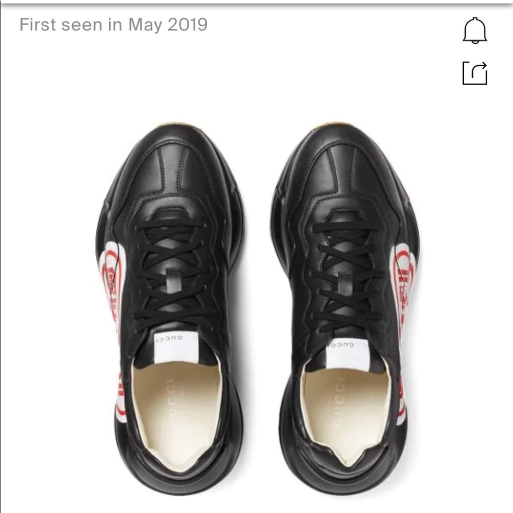 SOLD ‼️🥳HP🥳Gucci Rhyton black large logo - Picture 6 of 9